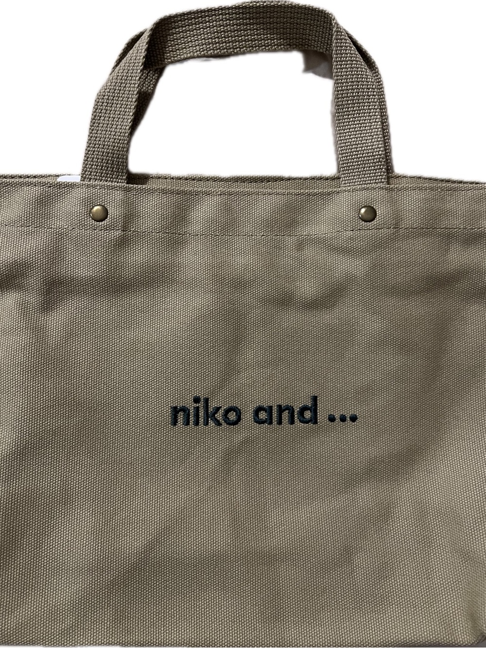 Niko and… Canvas Tote Bag in Khaki